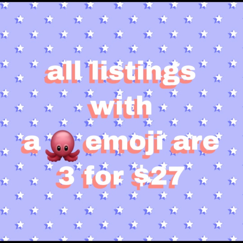 find the listings with  ✨ ✨✨ emojis